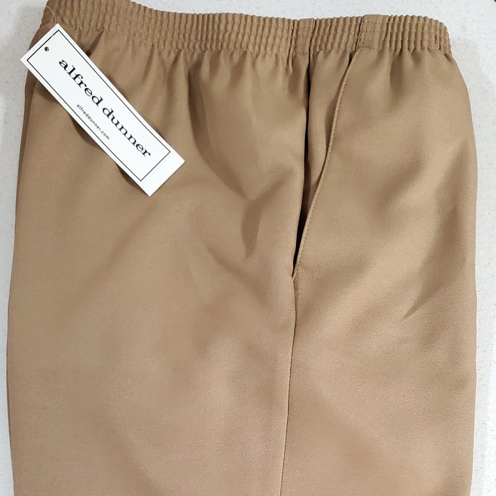 Alfred Dunner Women's Tan Pant